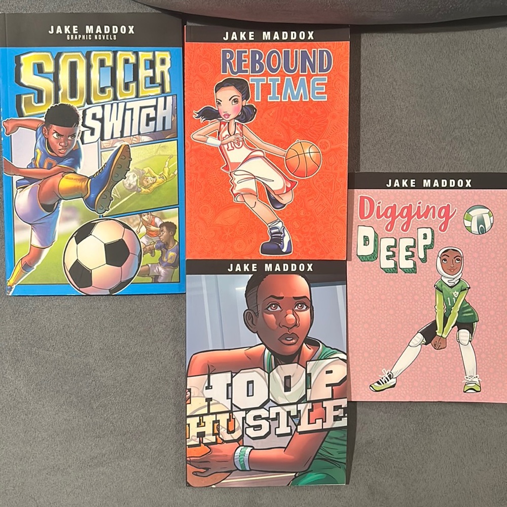 Jake Maddox Sports Books Volleyball Basketball Soccer